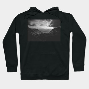 Total freedom - black and white landscape photography Hoodie